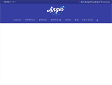 Tablet Screenshot of angelcleaningservices.co.uk